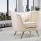 Margo Sofa 622 in Cream Velvet Fabric by Meridian w/Options