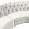 Valentino Sectional Sofa 697 in Fabric by Meridian w/Options