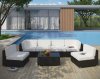 Aero Outdoor Patio Sectional 7Pc Set Choice of Color by Modway