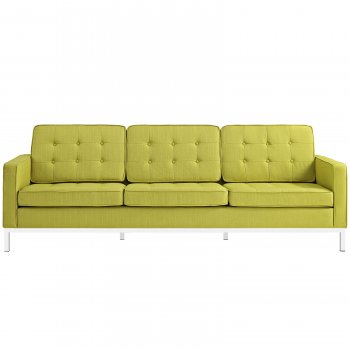 Loft EEI-2052-WHE Sofa in Wheatgrass Fabric by Modway w/Options [MWS-EEI-2052-WHE-Loft]