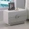 White Mario Modern Bedroom w/Optional Casegoods