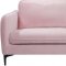 Poppy Sofa 690 in Pink Velvet Fabric by Meridian w/Options