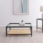 Amherst Coffee Table 3Pc Set 710658 Natural & Black by Coaster