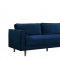 Emilly Sofa 625 in Navy Velvet Fabric by Meridian w/Options