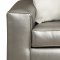 Graphite Polyester Microfiber Modern Sofa & Chair Set w/Options