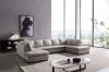 ML157 U-Shaped Sectional Sofa in Smoke Leather by Beverly Hills