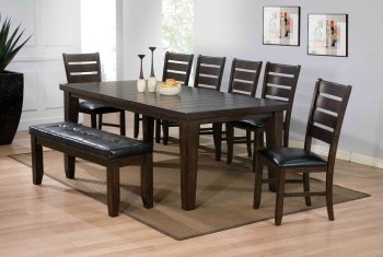 Urbana Dining Set 5Pc 74620 in Espresso by Acme w/Options [AMDS-74620 Urbana]