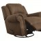 Sir Rawlinson Motion Sofa 650151 in Brown Coated Microfiber