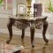 Catania 210 Coffee Table in Dark Cherry w/Marble Top & Options