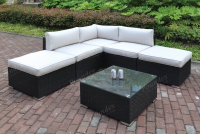 426 Outdoor Patio 6Pc Sectional Sofa Set by Poundex w/Options