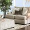 Anthea Sofa & Loveseat Set SM5140 in Beige Woven Fabric