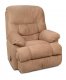 Padded Saddle Fabric Stylish Modern Recliner