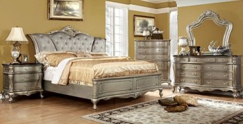 Johara CM7090 Bedroom in Gold Tone w/Options [FABS-CM7090-Johara]