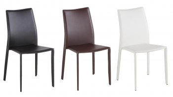 C031B Dining Chair Set of 4 by J&M in White, Brown or Black [JMDC-C031B]