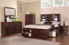 F9234 Bedroom in Espresso by Poundex w/Optional Casegoods