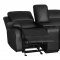 Clarkdale Recliner Sofa 9928BLK in Black by Homelegance