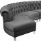 Valentino Sectional Sofa 697 in Fabric by Meridian w/Options