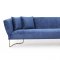 Caprice Sectional Sofa TOV-L6119 in Navy Velvet by TOV Furniture