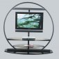 Black Metal Framed Contemporary Tv Stand