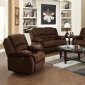 Bailey Motion Sofa 51030 in Chocolate Velvet by Acme w/Options