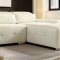 9617WHT Amare Sectional Sofa in Bonded Leather by Homelegance