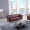 S295 Sofa in Brown Leather by Beverly Hills w/Options