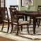 D550 Dining Table in Dark Pecan w/Optional Items