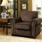 Rydel Sofa CM6127 in Brown Fabric w/Options