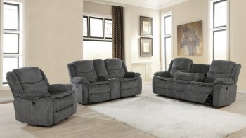 Jennings Power Motion Sofa 610254P in Charcoal by Coaster [CRS-610254P Jennings]