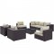 Convene Outdoor Patio Sectional Set 8Pc EEI-2203 by Modway