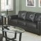 504461 Sawyer Sofa in Charcoal Bonded Leather by Coaster