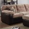 50535 Layce Sectional Sofa in Camel Fabric by Acme