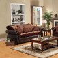 Franklin Sofa SM6107N in Fabric & Leatherette w/Options