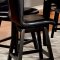 Hurley Counter Ht. Dining Room CM3433PT 6Pc Set in Black