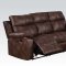 50815 Dyson Motion Sofa in Polished Microfiber by Acme w/Options