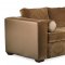 Golden Brown Fabric Casual Contemporary Traditional Sofa