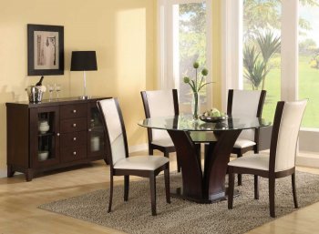 Daisy 710-54 Dining Table by Homelegance w/Options [HEDS-710-54 Daisy]