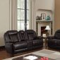 U8304 Motion Sofa in Dark Brown by Global w/Options