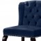 Suri Counter Stool 773 Set of 2 Navy Velvet Fabric by Meridian