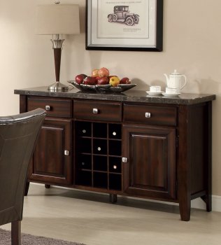 103784 Milton Server by Coaster w/Marble Top [CRBU-103784 Milton]