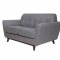 Luray Sofa LL90LGRW in Light Grey Wool by LeisureMod w/Options