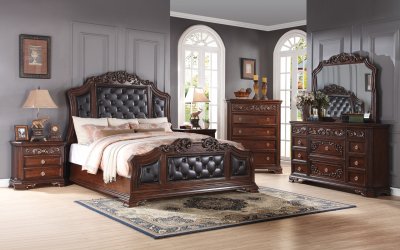 Claudia Traditional 5Pc Bedroom Set w/Options