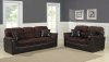 9706 Lombard Sofa by Homelegance in Chocolate w/Options