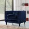 Taylor Sofa 642 in Navy Velvet Fabric w/Optional Items