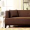 Sofia CM6761BR Sofa in Brown Fabric w/Options