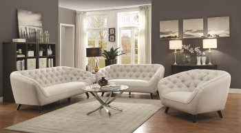 Faymoor 505911 Sofa in Klein Silver Tone Fabric by Coaster [CRS-505911 Faymoor]