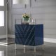 Collette Side Table 826 in Navy Blue Lacquer by Meridian