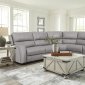 70815M Power Reclining Sectional Sofa in Gray Leather by J&M