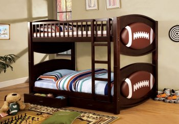 CM-BK065-FBLL-T Olympic V Twin/Twin Bunk Bed with Options [FAKB-CM-BK065-FBLL-T Olympic V]