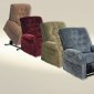 Choice of Color Fabric Modern Patriot Power Lift Recliner